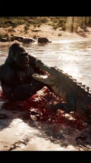 Epic Animal Battle: Gorilla vs Alligator