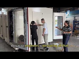 High temperature aging test chamber for mobile phone screens testing project.