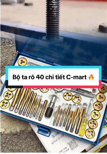 Bộ ta rô 40 chi tiết chính hãng C-mart 🎯🔥 #dienmaydts #learnontiktok #cmart #xuhuong #tooltok