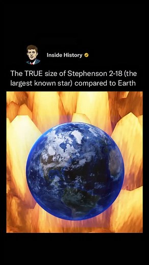 Stephenson 2-18 (also known as St2-18 or Stephenson 218) ranks among the largest known stars in the universe. This colossal red supergiant is situated in the constellation Scutum, roughly 19,000 light-years away from Earth. Its estimated radius is about 2,150 times that of the Sun—so immense that if placed at the center of our solar system, its surface would stretch past the orbit of Saturn. Despite its size, Stephenson 2-18 is relatively cool, with a surface temperature of around 3,200 K, which