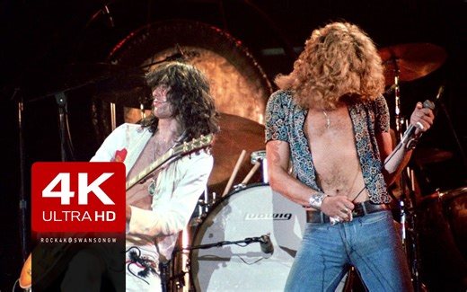 Led Zeppelin - Live in Dallas 1977 - 8mm film 【4K修复】