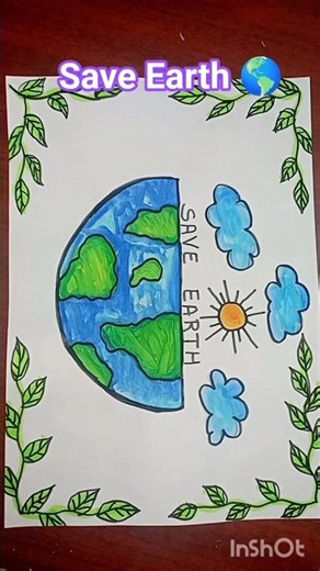 Save Earth 🌎 science project #shorts