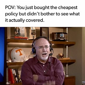 3.3K views · 3 comments | Why are you paying for insurance if it doesn’t cover you when you need it? Get a full coverage policy at the right price. | Dave Ramsey | Facebook