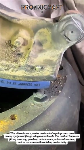 Heavy Equipment Flange Repair | Precision Mechanical Work & Productivity Boost