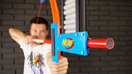 How to make a NERF bow at home