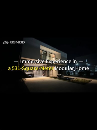 Immersive Tour | 531㎡ Modular Home Experience its spacious layout and smart features WhatsApp： 86 13702926570 Learn more:https://gsmodular.com/#modular#modularhome#construction#modularhouse#house#gsmodular#prefabhouse#tinyhouse