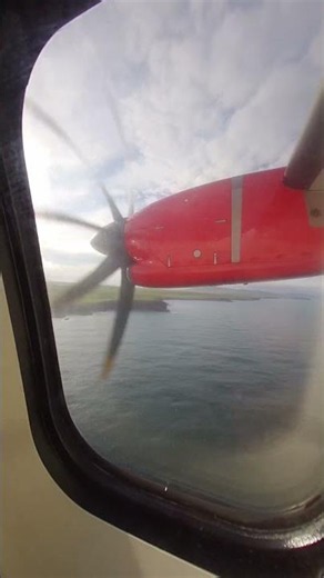 The Exact Moment We Landed in Shetland #nature #travel