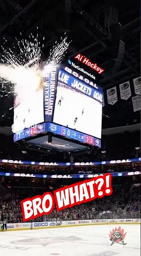 The WILDEST Scoreboard Crash in Hockey HISTORY! #nhl