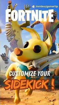 How to Customize your Sidekick in Fortnite | Customize Fortnite Sidekick Tutorial