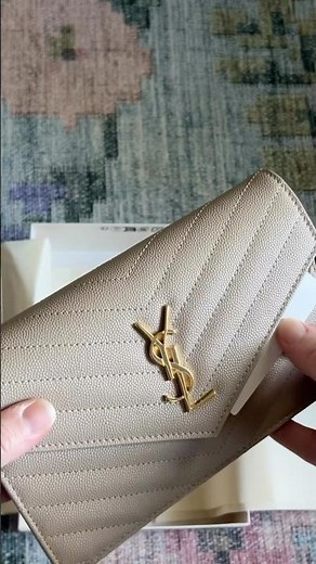 Saint Laurent Cassandre Wallet on Chain #YSL #SaintLaurent #DesignerBag #unboxing #yslbag