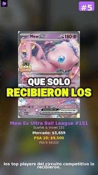 Estas CARTAS de MEW cuestan MILES de DÓLARES 💸 #pokemontcg #shorts