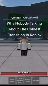 Fr Coldest Transition Ever In Roblox #bored #roblox #coldest #transition