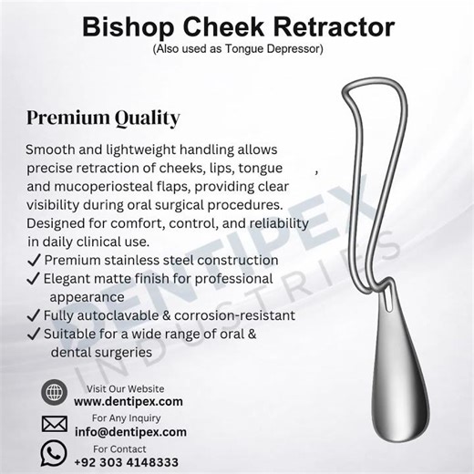 Cheek Retractor-Dentipex Industries – High-Quality Dental & Surgical Instruments for Export