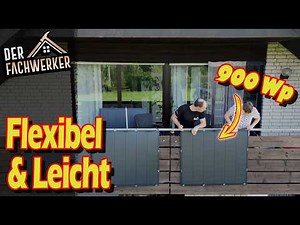 Anker Solix Balkonkraftwerk mit flexiblen PV-Modulen!