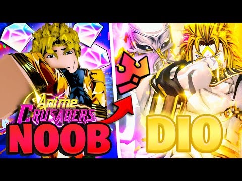 Finally Obtaining The 0.1% CRUSADER Dio Over Heaven In Anime Crusaders Roblox!