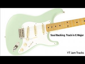 Slow Soul Backing Track E Major