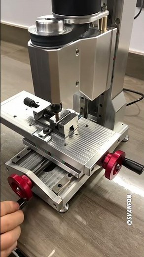 Small manual milling machine #DIY #model #Mini #Benchdrill #punch #lathe #svanfon #CNC #Milling