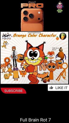 Funny Orange Character Compilation #shorts