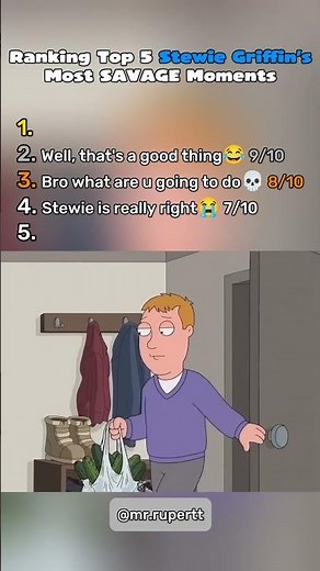 Top 5 Stewie’s Most SAVAGE Moments 💀 | Family Guy #familyguy #stewiegriffin #savegemoment