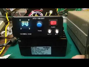 Testing 100 watts ATU ND7DDC with a dummy load 50 ohms