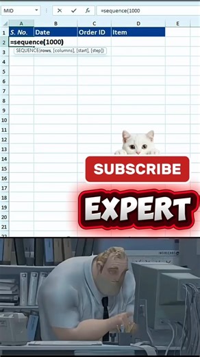 Beginner vs Expert 🔥 Auto Fill Serial Numbers & Dates in Excel | Official Excel Pro