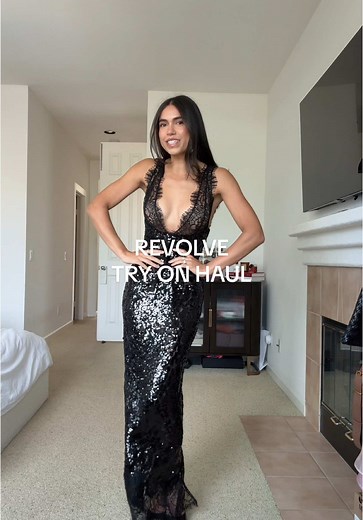 Revolve Dresses Try On Haul Review and Returns