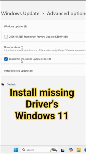 How to install missing drivers on Windows 11
