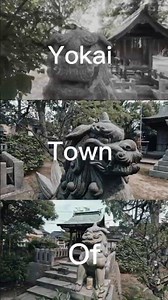 Sakaiminato is small town in Japan. it has a street that is dedicated to yokai mythology. #japan