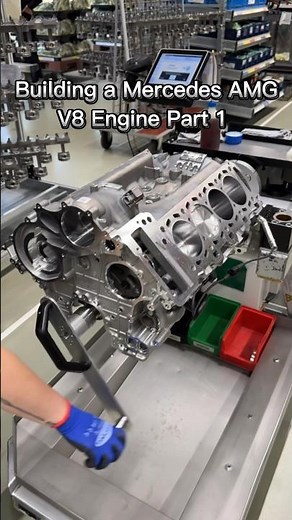 Building an AMG V8 engine! 👀 (Part 1)