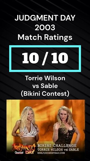 WWE Judgment Day 2003 Every Match Ranked #wwe #shorts