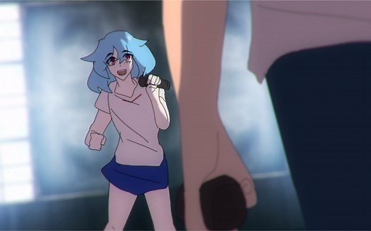 【如果FNF是日漫的话】Sky VS BF（作者：Pol）