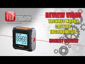 TackLife MDP03 Casting Inclinometer Review Video