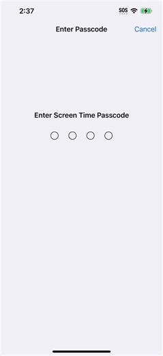 Cómo cambiar o restablecer el código de Screen Time