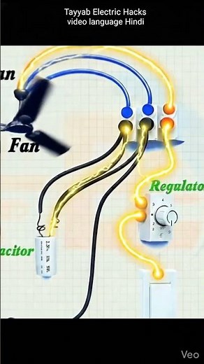 How Ceiling Fan Regulator Controls Speed ⚡ | Why Fan Gets Slow or Fast? 😱 #shorts