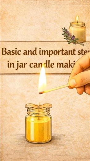 Start Your Candle Making Journey Today ✨Basic Steps for Perfect Jar Candles 🕯️