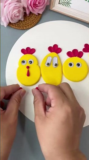 How to Make a Cute Chicken | Easy Animal Craft for Kids
