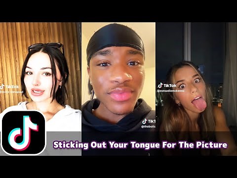 Sticking Out Your Tongue For The Picture | TikTok Compilation