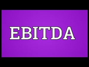 EBITDA Meaning