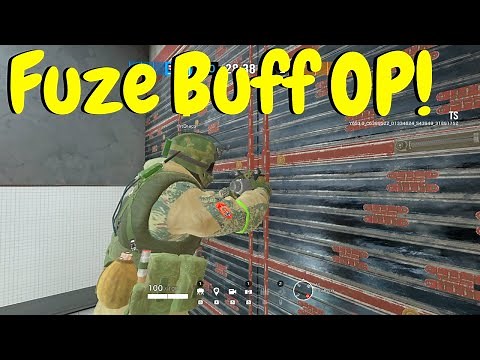 New Fuze Buff is Insane in Rainbow Six Siege (Crystal Guard Gameplay)