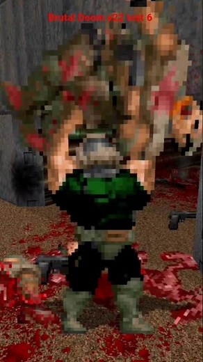 Brutal Doom v22 test 6 with Addons #android #games #deltatouch #doom #brutaldoom