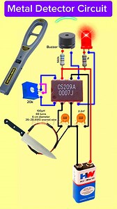 20K views · 167 reactions | Metal Detector Circuit #circuit #diy | Electric 2.0 | Facebook