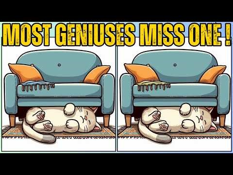 Spot the Difference | Most Geniuses Miss One! 📽25 Puzzle Challenge