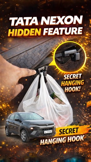 Mm Car Tips on Instagram: "No More Bags On Seates! tata nexon usefull hidden features😱 #tatanexon #viral #CompactSUV #explore #explorepage #cars #nexon #tatamotors"