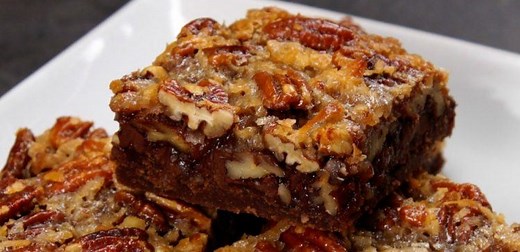 German Chocolate Pecan Bars