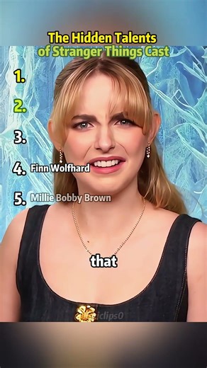 The Hidden Talents of Stranger Things Cast.#funny#MillieBobbyBrown#FinnWolfhard#celebrity#foryou