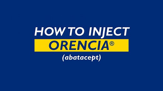 How to Inject ORENCIA (abatacept) ClickJect™ Autoinjector