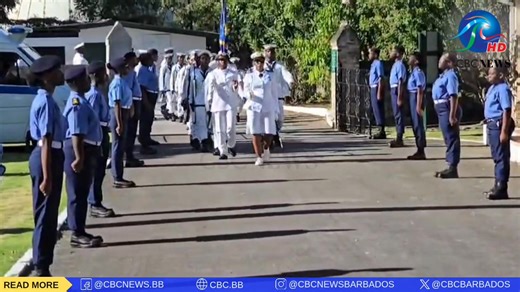 Members of the Barbados Sea Cadets marched into Grave's End Military Cemetery, St Michael on Sunday. It was to mark the start of the annual Merchant Marine Memorial Service and Wreath Laying Ceremony. 𝗩𝗶𝘀𝗶𝘁 𝗼𝘂𝗿 𝘄𝗲𝗯𝘀𝗶𝘁𝗲 𝘄𝘄𝘄.𝗰𝗯𝗰.𝗯𝗯 𝗳𝗼𝗿 𝗺𝗼𝗿𝗲. (🔗Link in bio) 📸 Barbados Sea Cadets #CBCNewsBB #Sea #Cadets #CBCNewsBarbados | CBC News Barbados