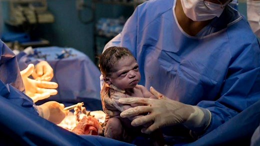 ‘Grumpy baby’ goes viral