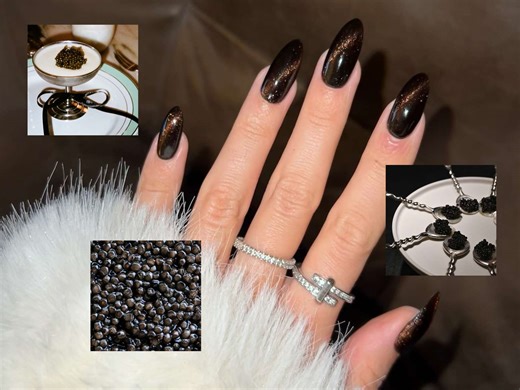Wear the “Caviar Nails” Trend to Your Holiday Parties and I’ll Know You Have Exquisite Taste