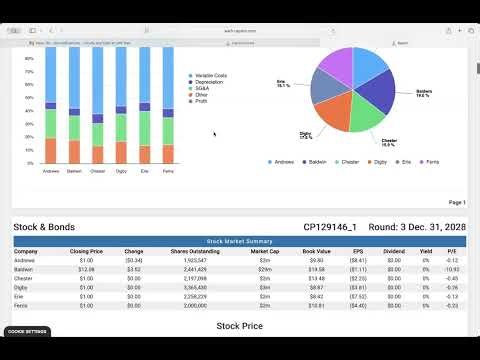 Capsim Courier Report Walkthrough